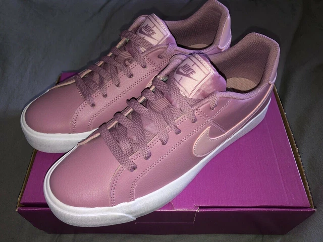 NIKE COURT ROYALE AC Plum Dust Womens UK Size 6 EUR 40 Trainers