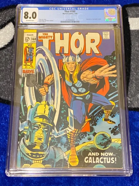 Marvel The Mighty Thor 160 CGC 8.0