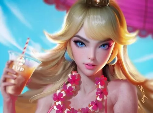Power Hour #2 Princess Peach Preview Shikarii Black Virgin Variant * SOLD OUT *
