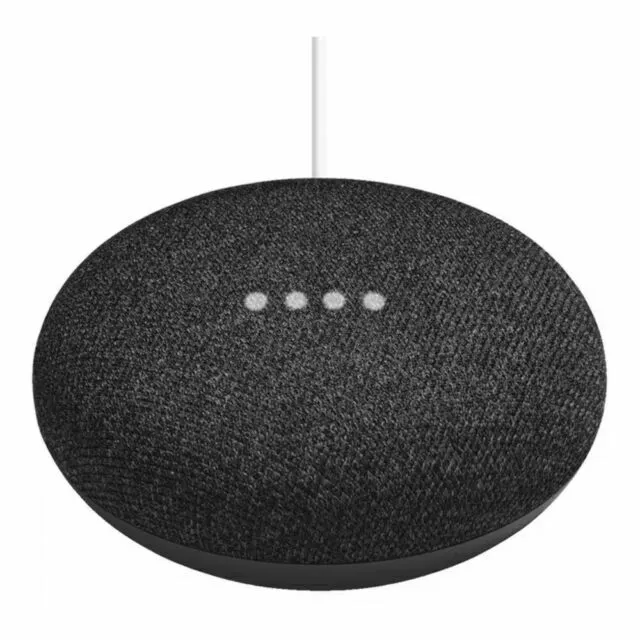 Google Home Mini Smart Speaker - Charcoal