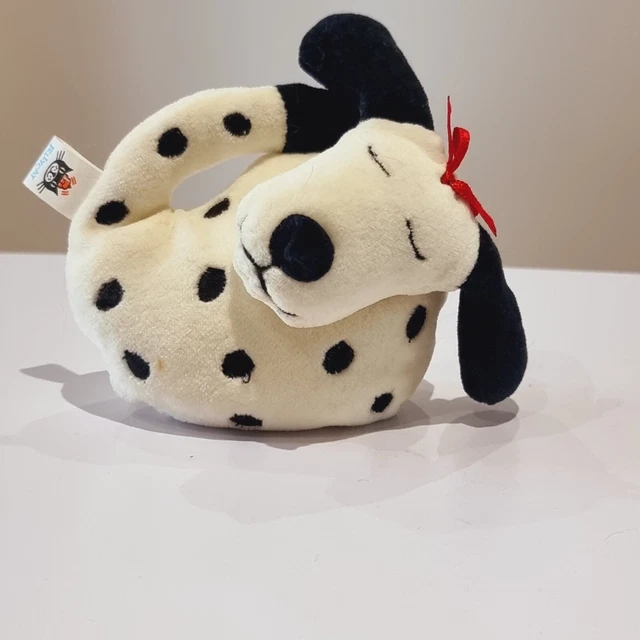 RARE JELLYCAT TINY Dalmatian Kipping Lap dog retired laptop Catnap P £
