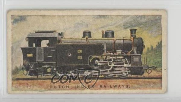 1924 Imperial Tobacco Canada Railway Engines Dutch Indies Railways #40 z6d