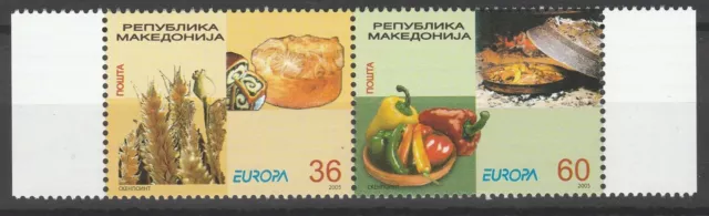 Macedonia 2005 Europa 2 MNH stamps