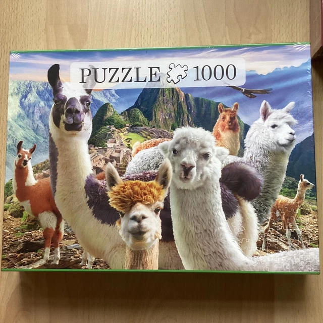 MACHU PICCHU LAMAS 1000 Aldi Piece Jigsaw Puzzle New & SEALED Uk