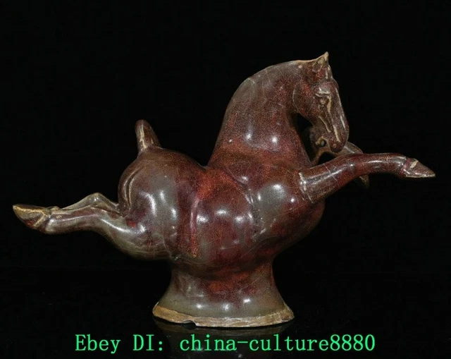 10& SONG JUN Kiln Porcelain 12 Zodiac Horse Beast Statue12 statues de