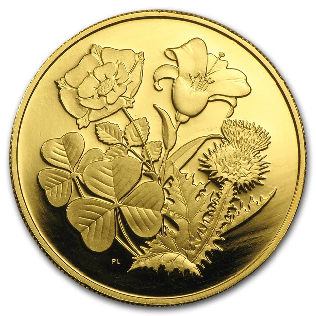 1998 Canada Proof Gold $350 Flowers of Canada .99999 fine - SKU #89004