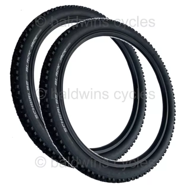 Schwalbe BLACK JACK 26x2,10 Mountainbike schwarz Offroad Knöpfe REIFEN RÖHREN s 3