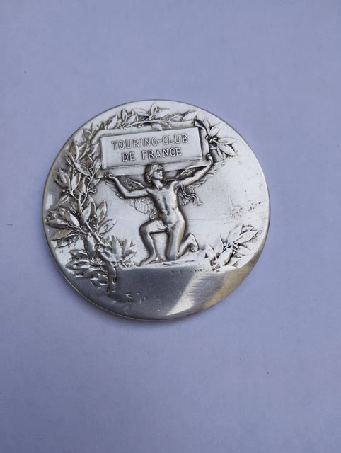 Médaille Ancienne En Argent Massif : Comice Agricole 1892 - Très Bon état