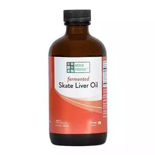 Blue Ice Fermented Skate Liver Oil (Orange) | Green Pasture | 180ml