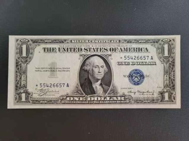 1935A *silver certificate Blue Seal