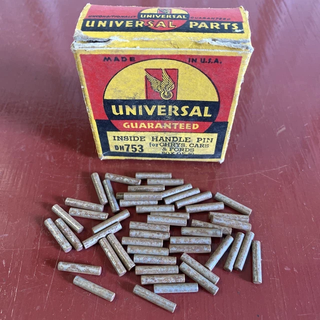 Vintage 1947 - 1953 Mopar Ford Interior Door Handle Pin Box Of (50)