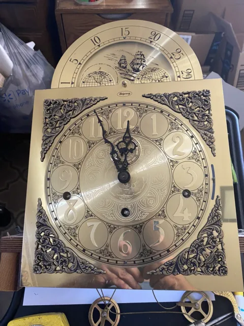 Ridgeway Grandfather Clock For Parts Vintage