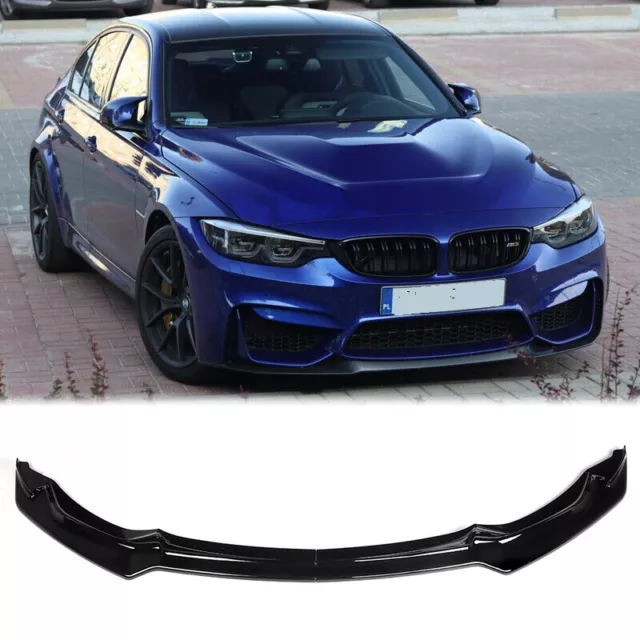 Schwarzglanz CS Style Frontspoiler Frontlippe Splitter für BMW M3 F80 M4 F82 F83