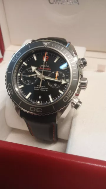 Omega Seamaster Planet Ocean Chronograph, Full-Ser, neuwertig