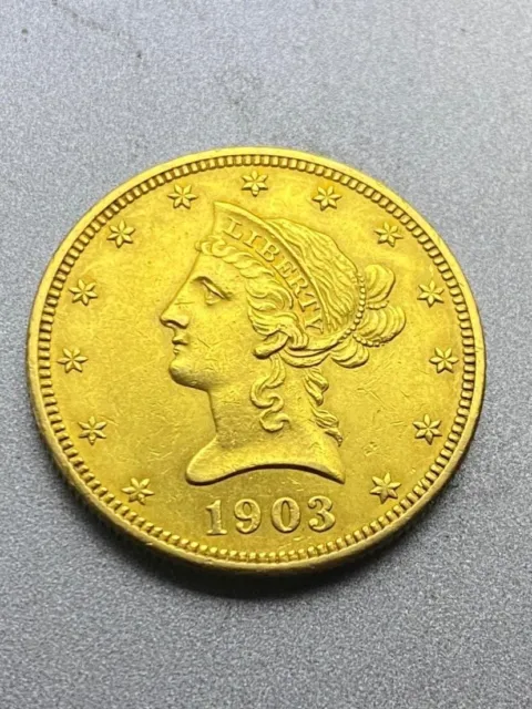 1903 $10 Ten Dollar Liberty Head Gold Eagle