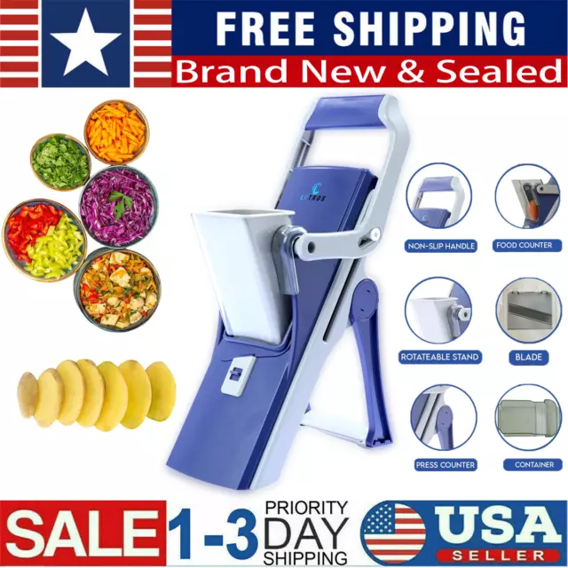 4-In-1 Vegetable Fruit Chopper Cutter Food Onion Veggie Dicer Slicer Kitchen New