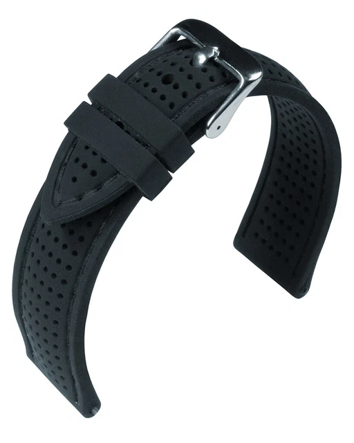 Bracelet De Montre Acier Type 'Gainsbourg' Racing - Largeur 18 à 22mm - N.O.S. Années 60/70 Neuf D'Époque