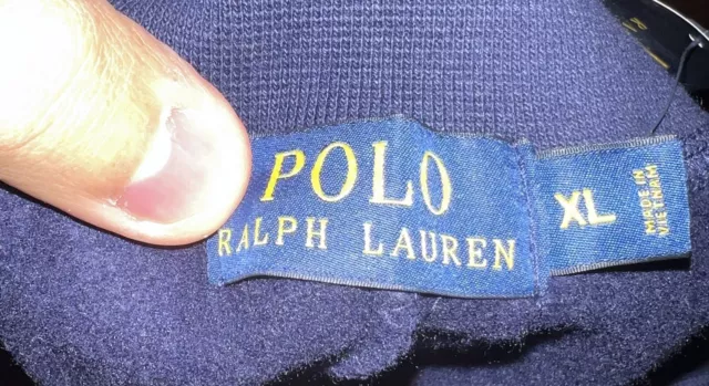 POLO RALPH LAUREN Men's Cruise Navy Fleece Lined Jogger Pants BNWT $100 ...