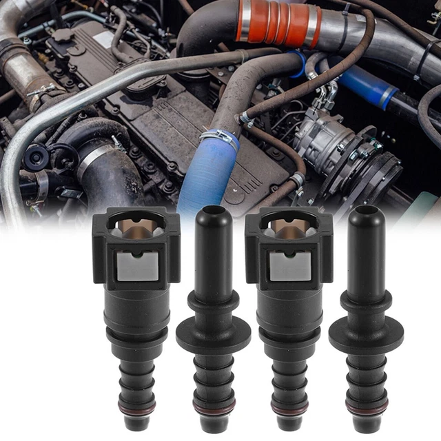Set di 2 set connettore tubo linea carburante 7 89 mm resistente e pratico facile da installare