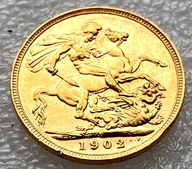 1902  edward VII   full sovereign  royal mint  perth mint