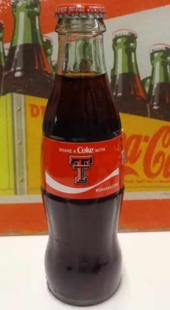 Texas Tech Red Raiders Coca-Cola  Team 8oz Bottle