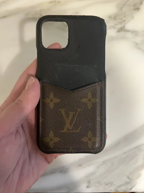 Pre-Owned LOUIS VUITTON Louis Vuitton IPHONE Bumper 11Pro Other Accessories  M69095 Monogram Canvas Leather Brown Red iPhone Case Mobile Cover  Smartphone (Good) 