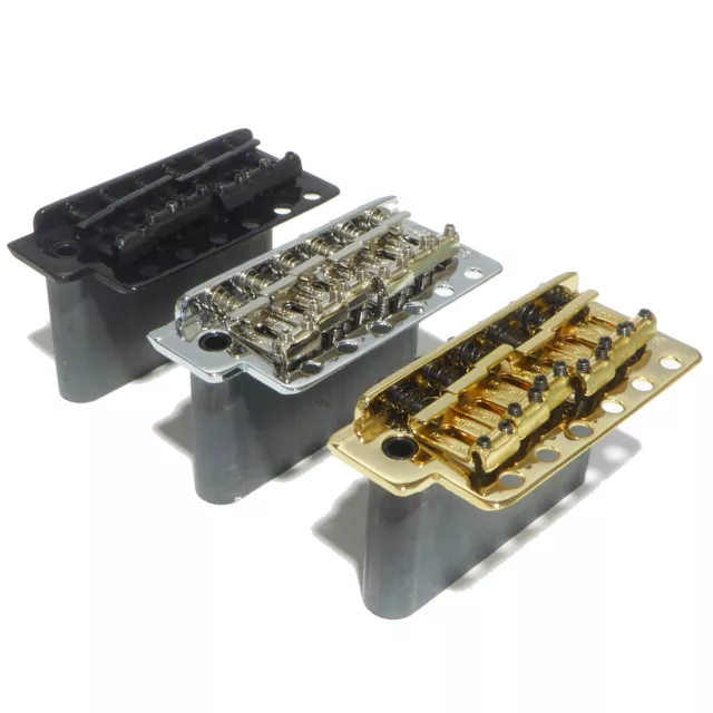 Wilkinson Guitar Tremolo in Chrome, Black, or Gold. WVC SB steel sustain block