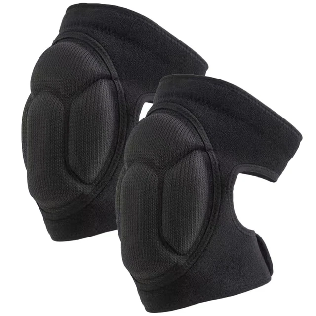 2 pz ginocchiere spugna ginocchiera imbottitura ginocchio in schiuma black