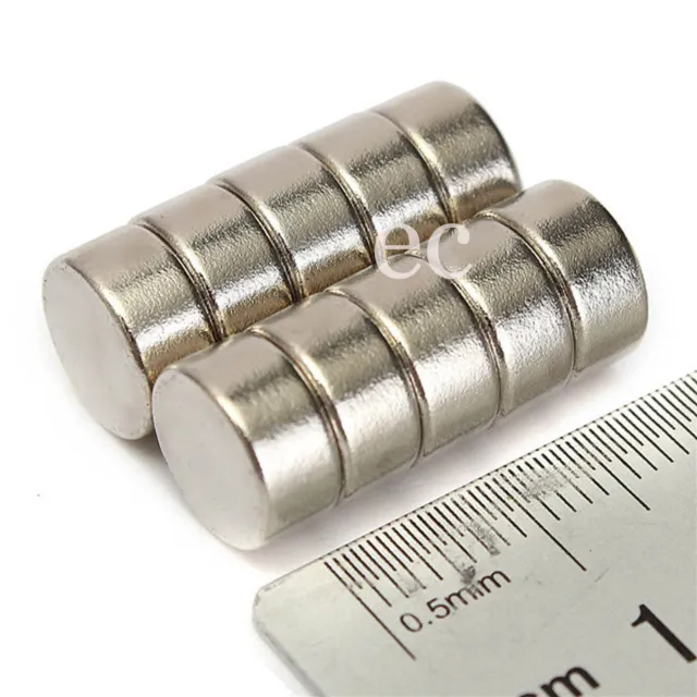 10mm x 5mm Very Strong Rare Earth NdFeb Neodymium Circular Disc Round Magnets