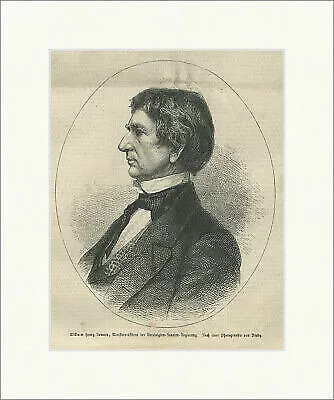 William Henry Seward Ministerpräsident Vereinigte Staaten USA Holzstich E 26724