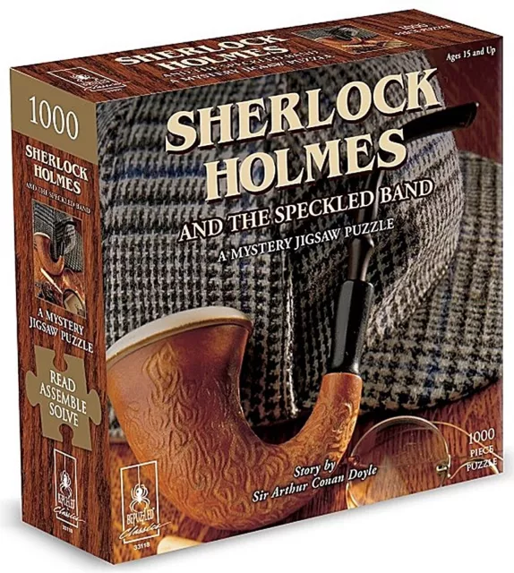 Sherlock Holmes Mystery 1000 Piezas Puzle Rompecabezas Con Libro (Pl )