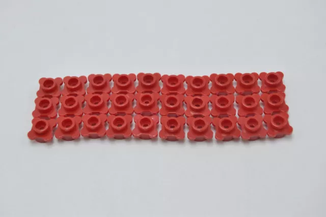 LEGO 30 x Blütenblätter rund Platte rot Red Plate Round Flower Petals 33291