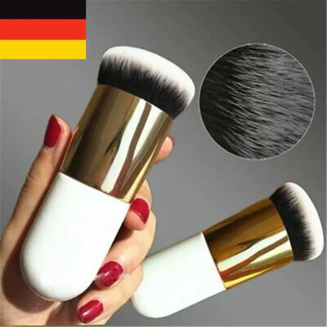 Große Make-up Kosmetische Gesichtspuder Rouge Pinsel Foundation Kabuki Pinsel DE