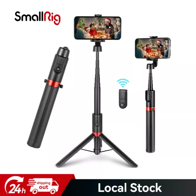 SmallRig Phone Selfie Stick Tripod Stand with Bluetooth Remote for iPhone-3375B