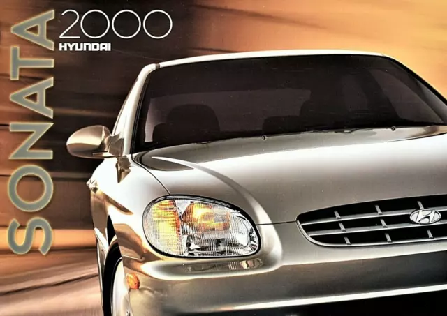 2000 Hyundai Sonata Sales Brochure Catalog ~ 16 Pages