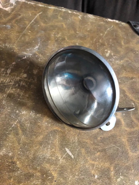 Ancien Phare De Vélo En Aluminium - Fabrication Française - Vintage
