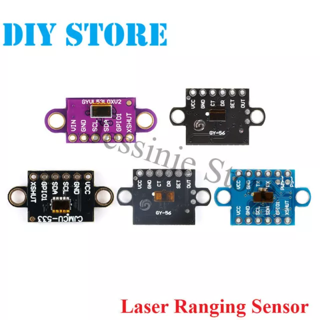 VL53L0X VL53L1X Time-of-Flight ToF Laser Ranging Sensor Breakout VL53L3CX Module