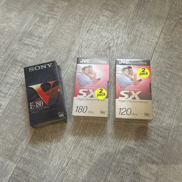 Lot De 13 Cassettes VHS Vierges - Sony BASF - Durées 60, 120, 180 Min - NEUF