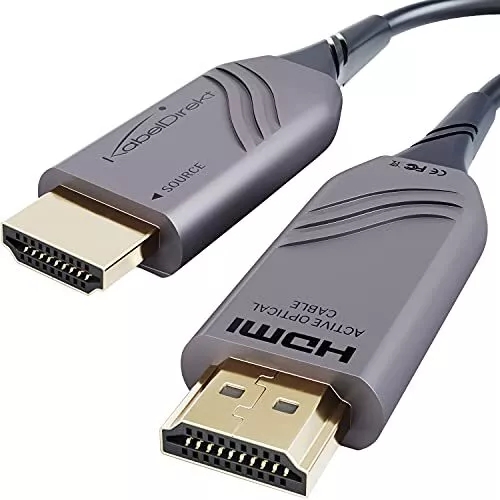 KabelDirekt – Cavo 8K HDMI 2.1 ottico certificato con perdita di segnale dell...