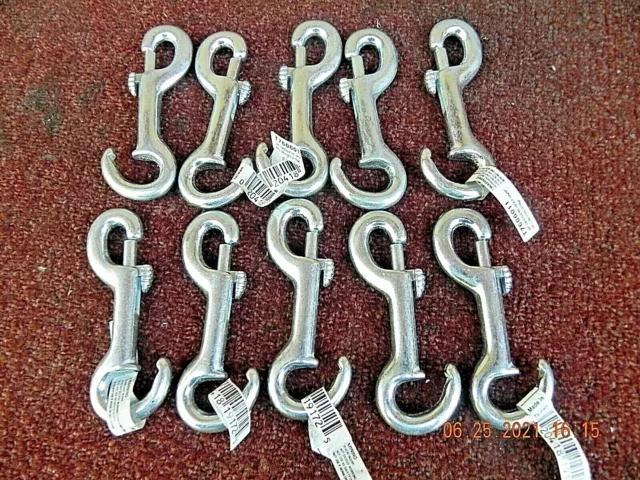 Apex Tool Group #T7606011 3/8" Open Eye Bolt Snap Package Of 10.