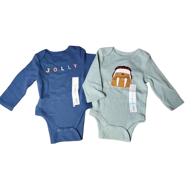 Jumping beans Christmas Baby Clothes 6 Months Lot of 2