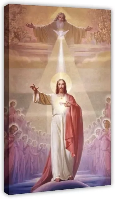 Sacred Heart Jesus Christ Print Pictures Canvas Poster Wall Art Decor Print Pict