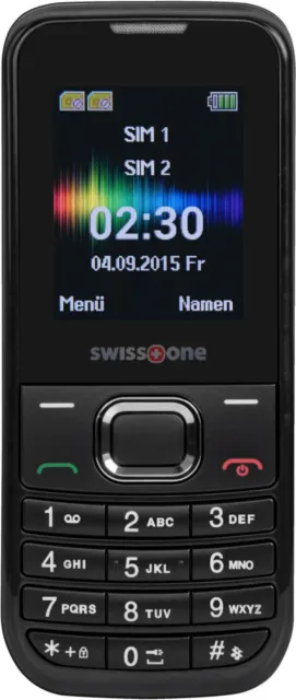 Swisstone SC230 Dual-SIM Handy für Mitarbeiter Kinder Baustelle Günstig Einfach