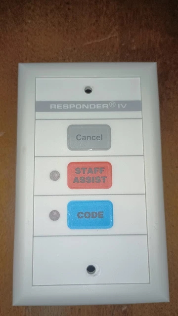Rauland Borg Responder IV, 4 NCDPB2 Staff Assist /Nurse Call Device