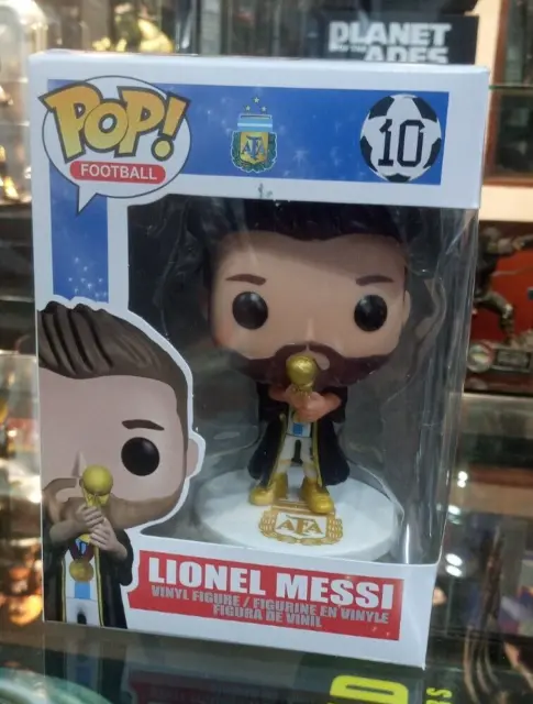 Muñeco Pop Custom Doll Lionel Messi World Champion Gold Limited