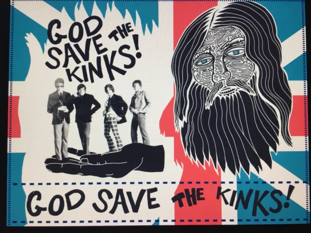 1981 Kinks Concert Billet Victoria Hall Hanley Angleterre PSA 3