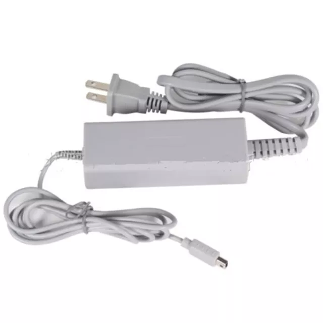 Cargador para Nintendo Wii U Gamepad Fuente de alimentación Adaptador Cable de carga CA