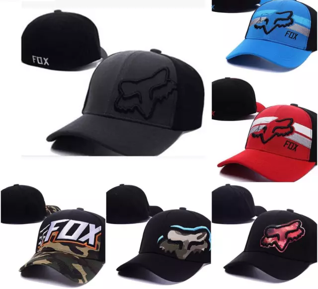 FOX Racing Flex 45 Flexfit Hat Adults Men Casual Adjustable Baseball Cap Hats AU