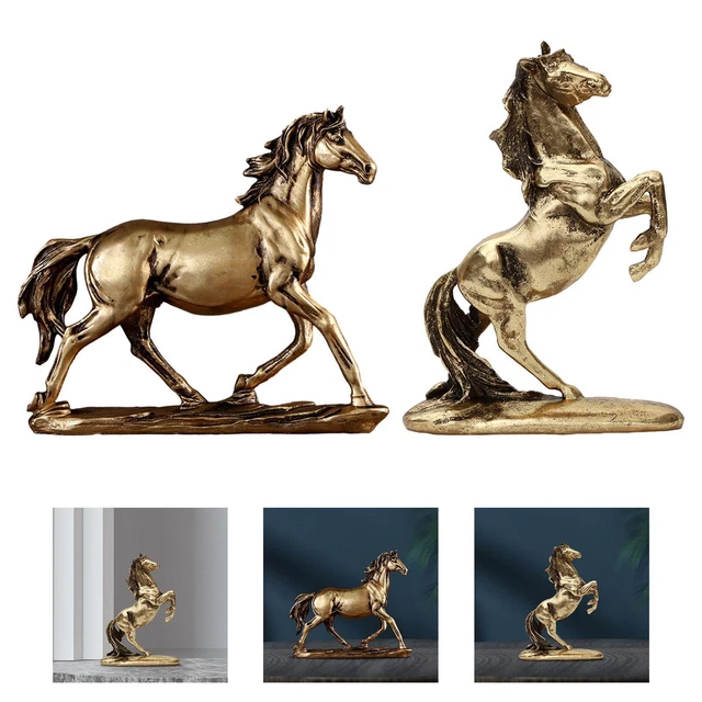 Statue de cheval Sculpture de cheval pièce maîtresse de Table Figurines
