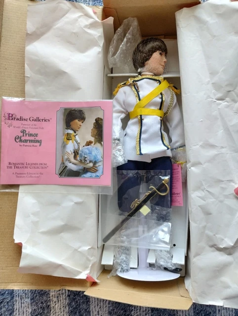 Treasury Collection Paradise Galleries Porcelain Doll "Prince Charming" NEW NIB